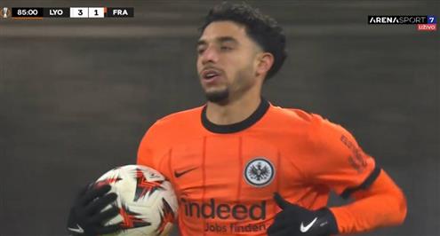 هدف عمر مرموش أمام ليون 