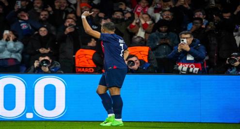 هدف باريس سان جيرمان الأول أمام ريال سوسيداد (مبابي)