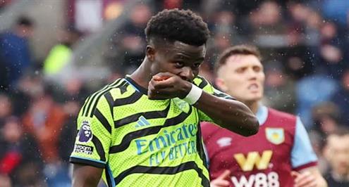 هدف أرسنال الثالث أمام بيرنلي