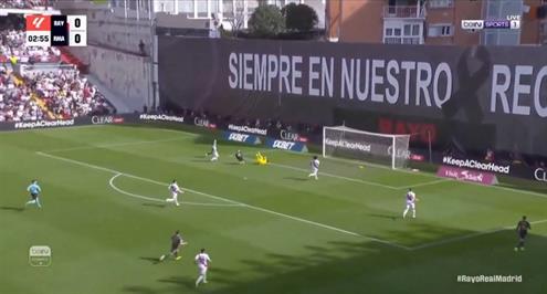 هدف ريال مدريد الأول أمام رايو فاييكانو (خوسيليو)