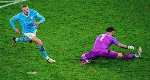 ملخص مباراة مانشستر سيتي وبرينتفورد