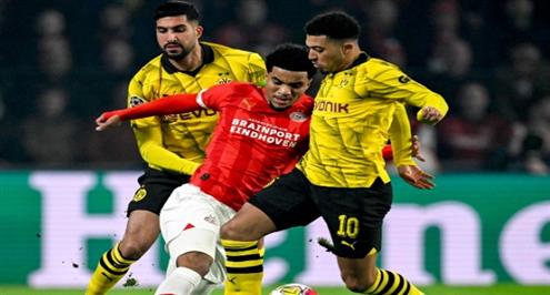 ملخص مباراة آيندهوفن وبروسيا دورتموند
