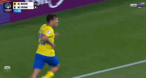 هدف النصر الأول أمام الفيحاء (أوتافيو)