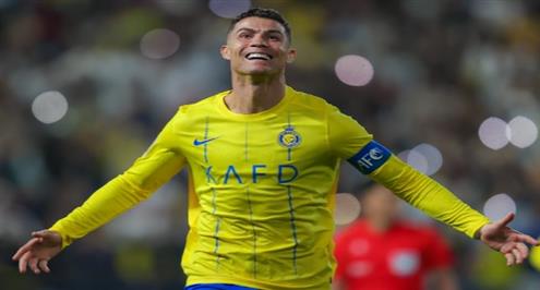 هدف النصر الثاني أمام الفيحاء (رونالدو)