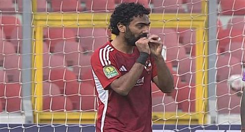 فرصة ضائعة من حسين الشحات أمام ميدياما