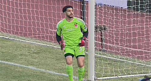 تصدي مصطفى شوبير أمام ميدياما