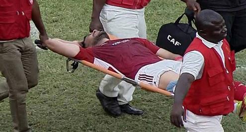 إصابة ياسر إبراهيم أمام ميدياما