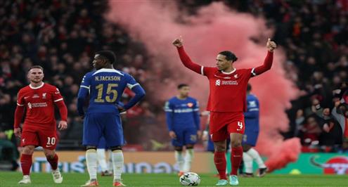 هدف ليفربول أمام تشيلسي 