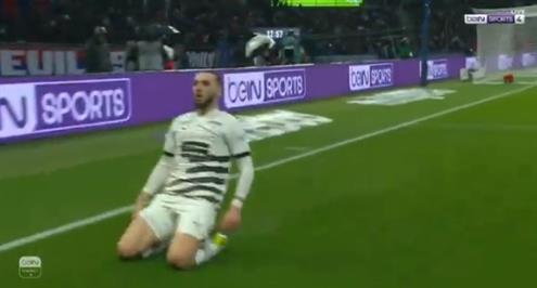 هدف مارادوني.. هدف أمين جويري أمام باريس سان جيرمان 