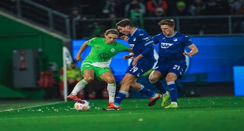 أهداف مباراة فولفسبورج وهوفنهايم