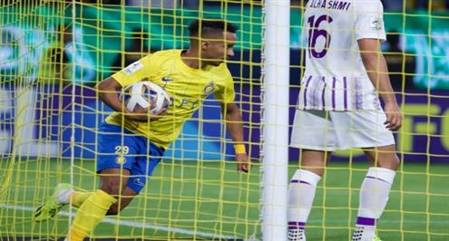 هدف النصر الأول أمام العين (عبد الرحمن غريب)