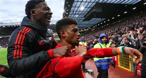 هدف قاتل.. أمادو ديالو يسجل الرابع لمانشستر يونايتد الرابع أمام ليفربول