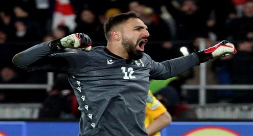 ركلات ترجيح مباراة جورجيا واليونان