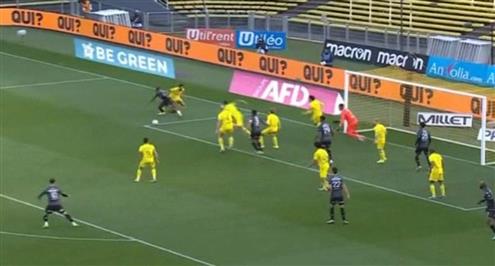 مصطفى محمد يتسبب في ضربة جزاء على نانت لصالح ميتز