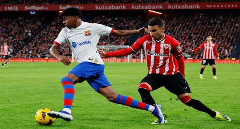 ملخص مباراة أتلتيك بلباو وبرشلونة