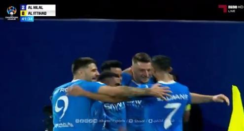 هدف الهلال الثاني أمام الاتحاد (سالم الدوسري)