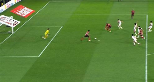 هدف ملغي لكهربا في مباراة الأهلي والزمالك