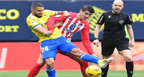 أهداف مباراة قادش وأتلتيكو مدريد