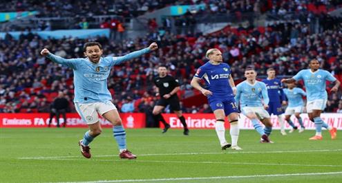 هدف مانشستر سيتي أمام تشيلسي