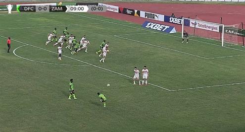 تسديدة خطيرة لدريمز أمام الزمالك