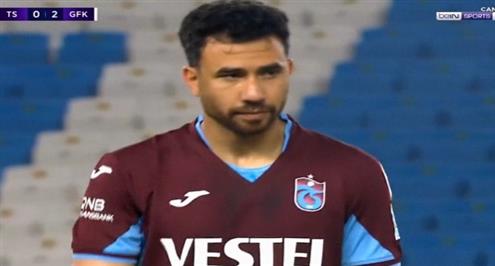 تريزيجه يصنع هدفا في مباراة طرابزون وغازي عنتاب