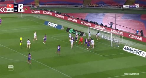 هدف برشلونة الثالث أمام فالنسيا (ليفاندوفسكي)	