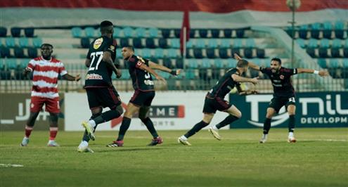 هدف الأهلي الأول أمام بلدية المحلة (عمر كمال)