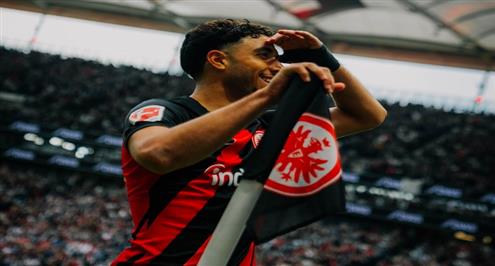 ملخص لمسات عمر مرموش في مباراة فرانكفورت ولايبزيج