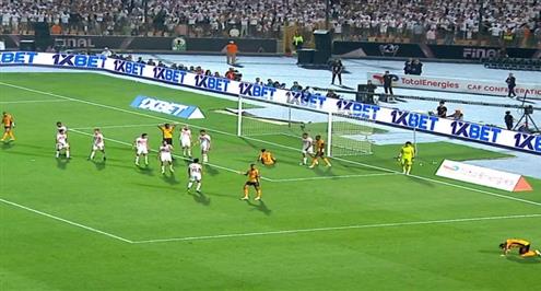هدف ضائع لنهضة بركان أمام الزمالك 
