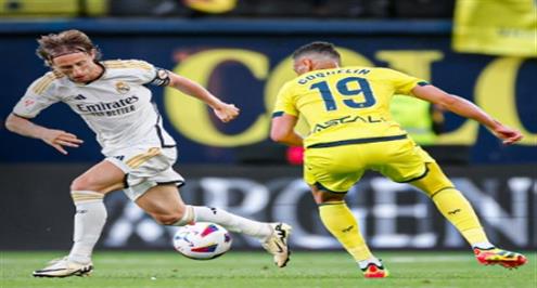 أهداف مباراة فياريال وريال مدريد