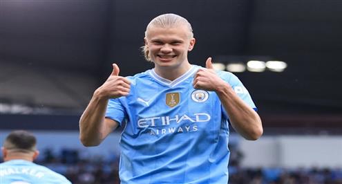 شاهد جميع أهداف هالاند في الدوري الإنجليزي موسم 2023-24