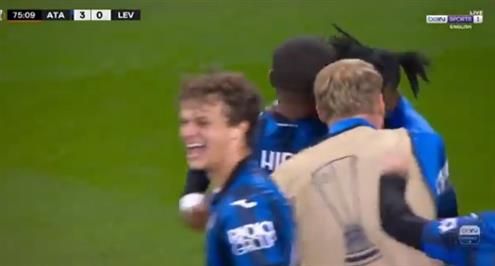 هدف أتالانتا الثالث أمام باير ليفركوزن (أديمولا لوكمان)