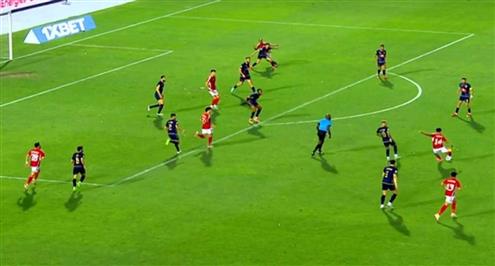 تسديدة قوية من حسين الشحات وتصدي حارس الترجي