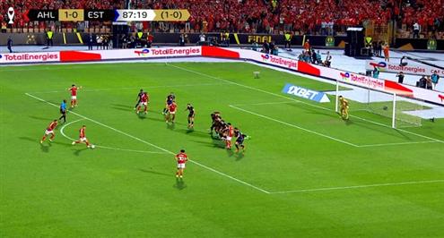 العارضة تحرم الأهلي من هدف أمام الترجي