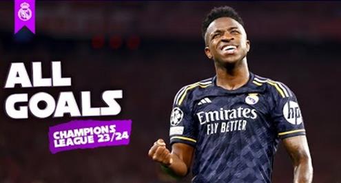 شاهد جميع أهداف ريال مدريد في دوري أبطال أوروبا موسم 2023-2024