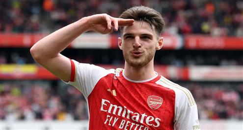 هدف أرسنال الثالث أمام بورنموث (ديكلان رايس)