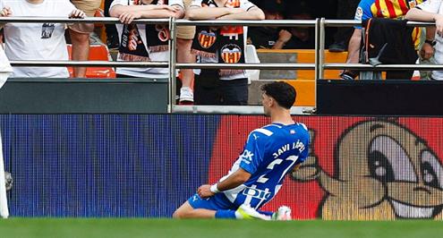 هدف ألافيس أمام فالنسيا