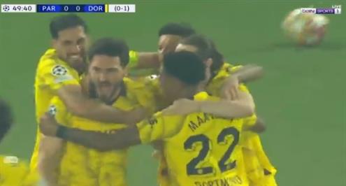 هدف بروسيا دورتموند الأول أمام باريس سان جيرمان (هوملز)