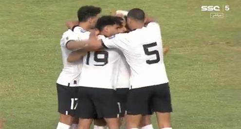 هدف منتخب مصر الأول أمام غينيا بيساو ( محمد صلاح)