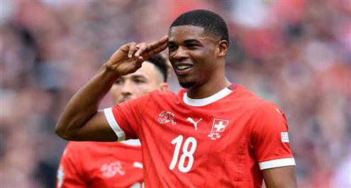 هدف سويسرا الأول أمام المجر