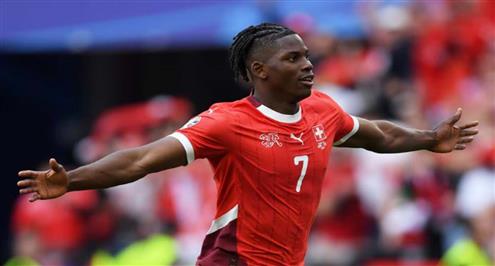 هدف سويسرا الثالث أمام المجر