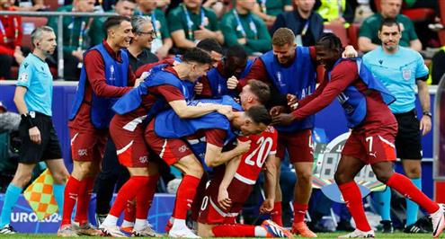 أهداف مباراة المجر وسويسرا