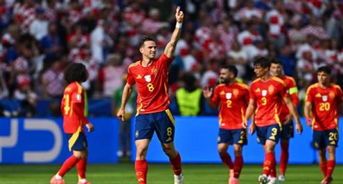 رائعة رويز.. هدف إسبانيا الثاني أمام كرواتيا