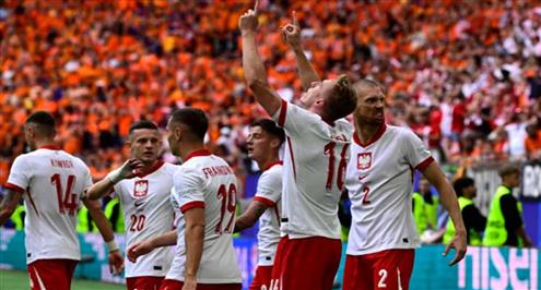 هدف بولندا الأول أمام هولندا