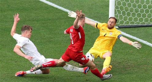 أهداف مباراة سلوفينيا والدنمارك