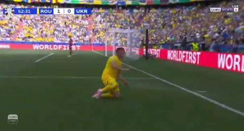 هدف رومانيا الثاني أمام أوكرانيا (رازفان مارين)