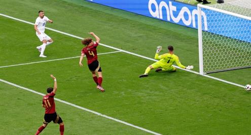 هدف سلوفاكيا الأول أمام بلجيكا (سكرانز )