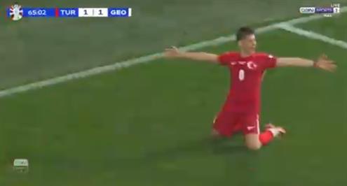 هدف تركيا الثاني أمام جورجيا (أردا جولر)
