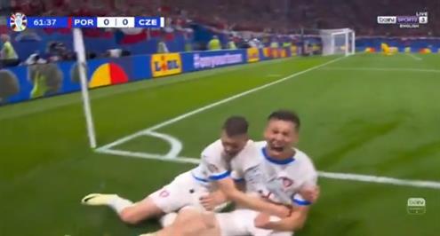 هدف التشيك الأول أمام البرتغال (لوكاش بروفود)
