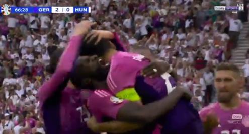 هدف ألمانيا الثاني أمام المجر (جوندوجان)